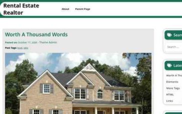 Screenshot Desktop Rental Estate Realtor (screenshot desktop)