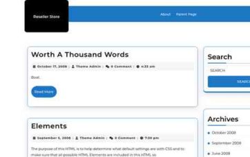 Reseller Store (screenshot desktop)