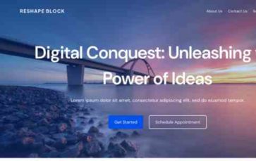 Reshape Block (screenshot desktop)