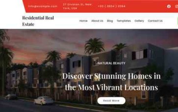 Residential Real Estate (screenshot desktop)