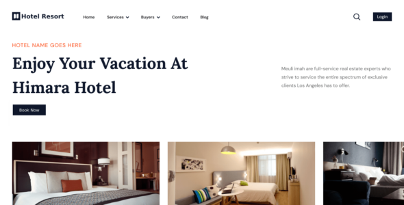 Resort Hotel Inn (WordPress)
