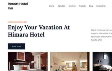 Resort Hotel Inn (screenshot desktop)