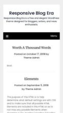 Responsive Blog Era (screenshot mobile)