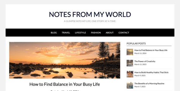 Responsive Blog Kit (WordPress)