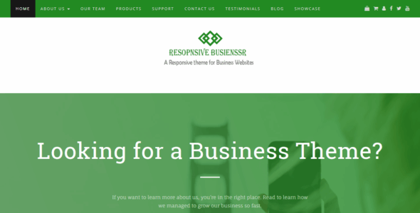 Responsive Businessr (WordPress)