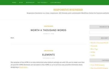 Responsive Businessr (screenshot desktop)