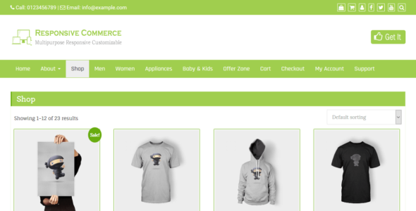 Responsive Commerce (WordPress)
