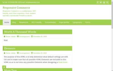 Responsive Commerce (screenshot desktop)