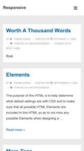 Responsive (CyberChimps) (screenshot mobile)