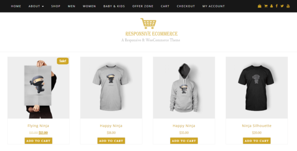 Responsive eCommerce (WordPress)