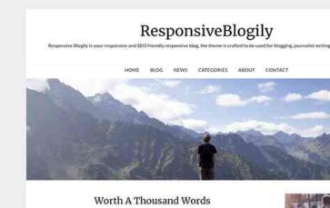 ResponsiveBlogily (screenshot desktop)