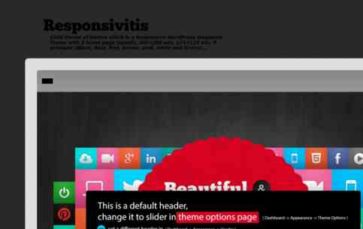 Responsivitis (screenshot desktop)