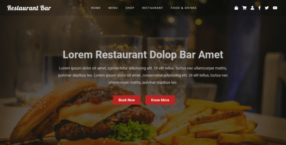 Restaurant Bar (WordPress)