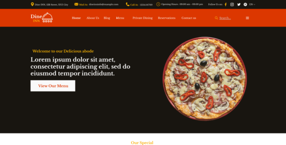 Restaurant Centric (WordPress)
