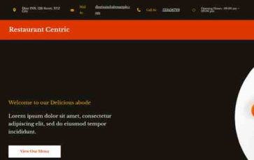 Restaurant Centric (screenshot desktop)
