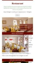 Restaurant (DesignPromote) (screenshot mobile)