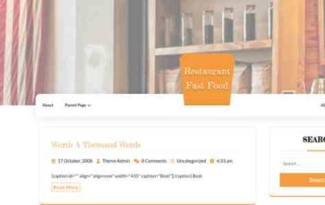 Restaurant Fast Food (screenshot desktop)