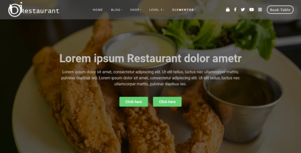 Restaurant Food Shop (WordPress)