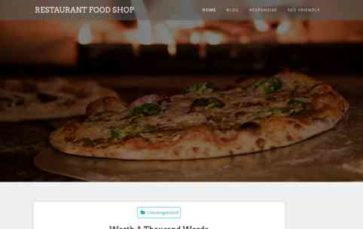 Restaurant Food Shop (screenshot desktop)