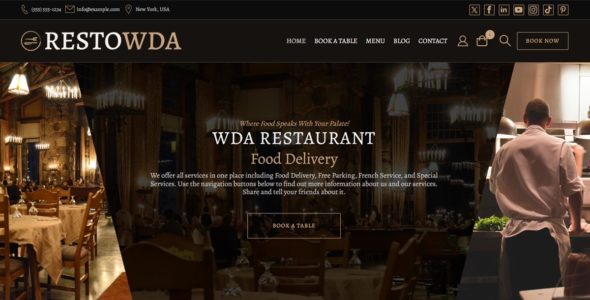 Restaurant WDA (WordPress)