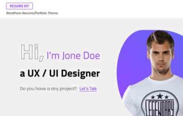 Resume Kit (screenshot desktop)