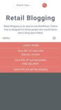 Retail Blogging (screenshot mobile)