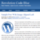 Revolution Code Blue (WordPress)