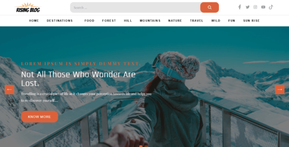 Rising Blog (WordPress)