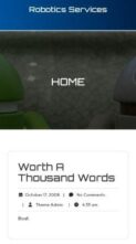 Robotics Services (screenshot mobile)