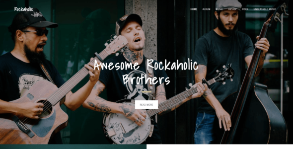 Rockaholic (WordPress)