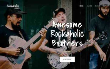Rockaholic (screenshot desktop)