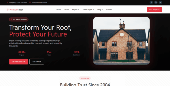 Roofing Company (WordPress)