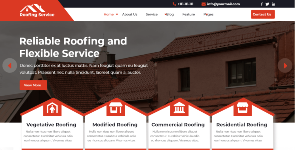 Roofing Solutions (WordPress)