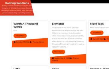 Roofing Solutions (screenshot desktop)