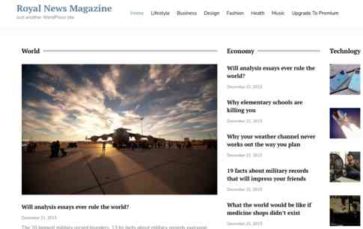 Royal News Magazine (screenshot desktop)