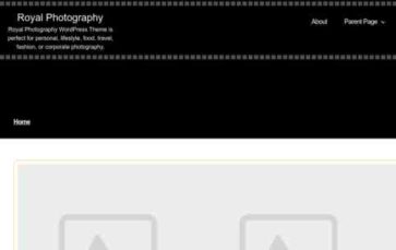 Royal Photography (screenshot desktop)