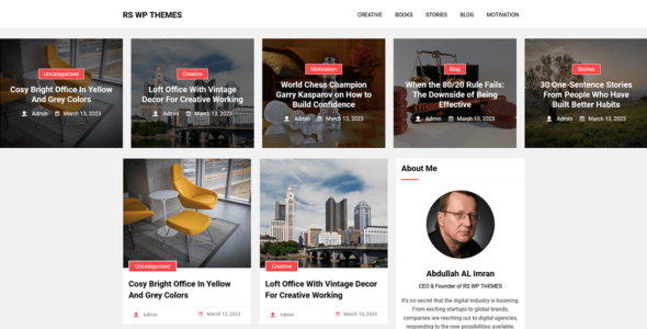 RS WP MINIMAL BLOG (WordPress)