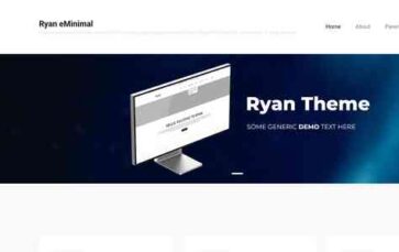 Ryan eMinimal (screenshot desktop)