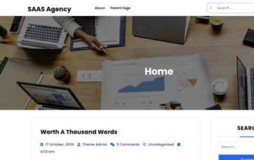 SAAS Agency (screenshot desktop)