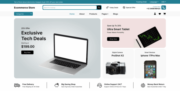 SaleCraft Ecommerce V2 (WordPress)