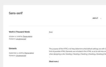 Sans-serif (screenshot desktop)