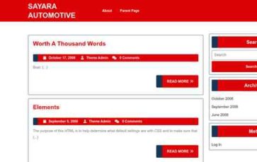 Sayara Automotive (screenshot desktop)
