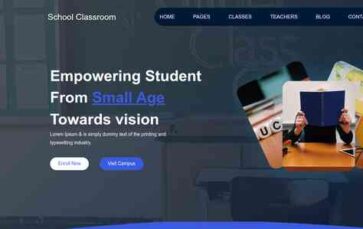 School Classroom (screenshot desktop)