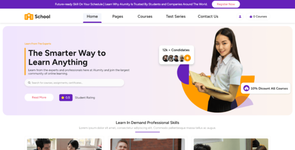 School Education (WordPress)