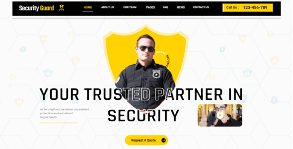 Security Guard Services (WordPress)