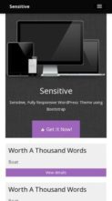 Sensitive (screenshot mobile)