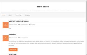 Sento Boxed (screenshot desktop)