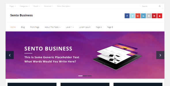 Sento Business (WordPress)