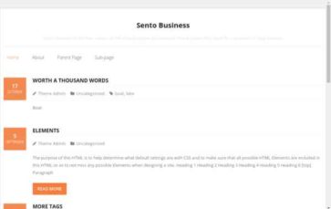 Sento Business (screenshot desktop)