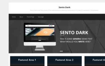 Sento Dark (screenshot desktop)